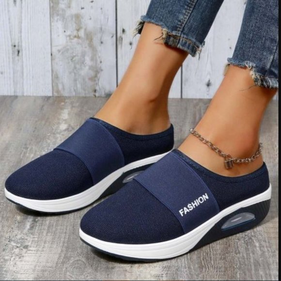 Shoes - Navy Slip-On Sneaker